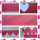 Manualidades fáciles para San Valentín: Guirnalda de papel de seda con corazones.
